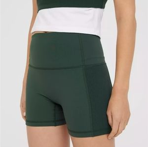 Offline by Aerie Goals Ribbed 4" Shorties